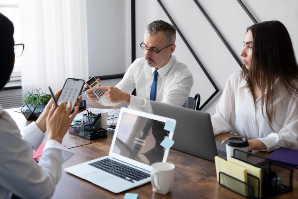 Financial planning meeting