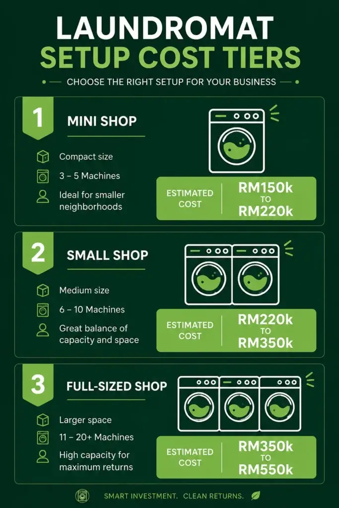 laundromat startup cost Malaysia