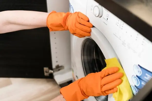 laundry machine cleaning process