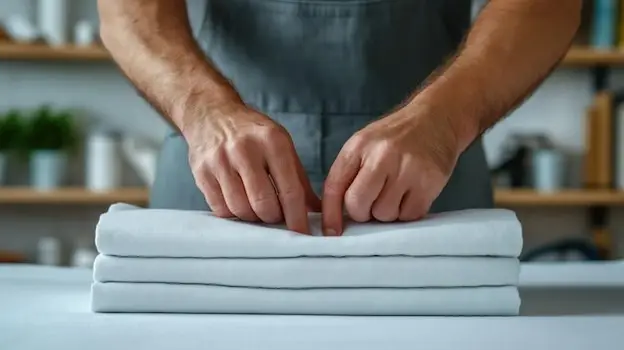 wash and fold process steps