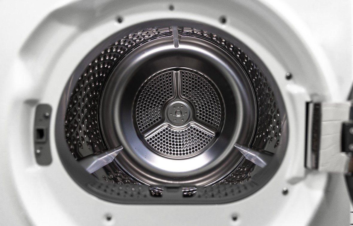 Washing machine drum interior